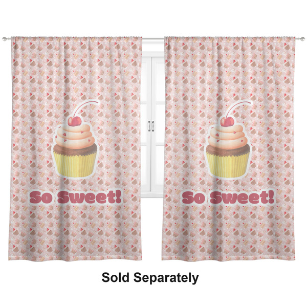 Sweet Cupcakes Curtains Double