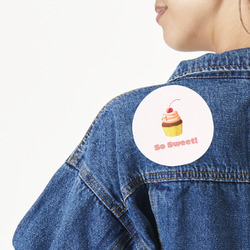 Sweet Cupcakes Twill Iron On Patch - Custom Shape (Personalized)