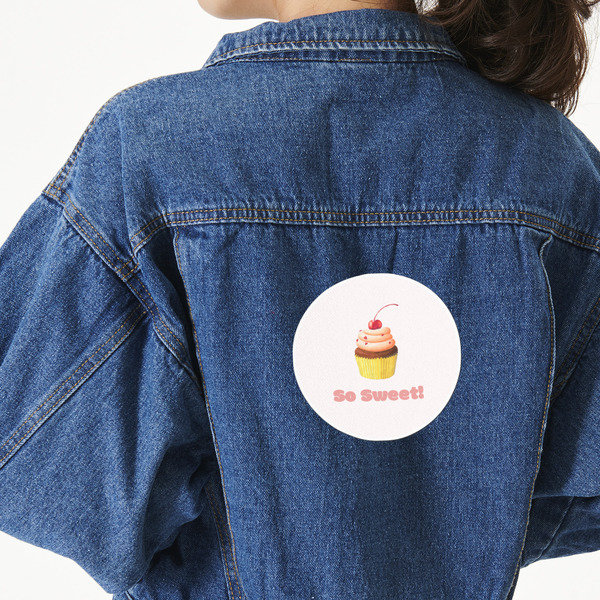 Custom Sweet Cupcakes Twill Iron On Patch - Custom Shape - X-Large (Personalized)