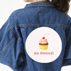 Sweet Cupcakes Twill Iron On Patch - Custom Shape - 3XL (Personalized)