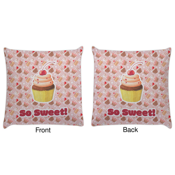 Sweet Cupcakes Decorative Pillow Case - Approval