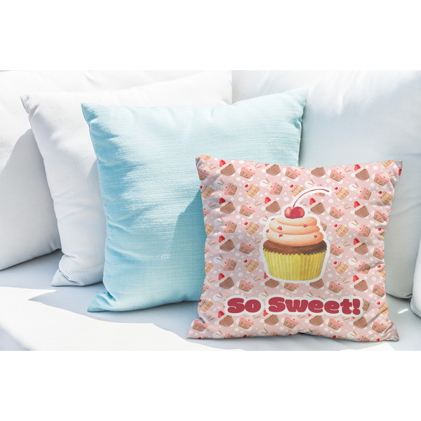 Sweet Cupcakes Decorative Pillow Case - LIFESTYLE 2