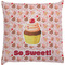 Sweet Cupcakes Decorative Pillow Case (Personalized)