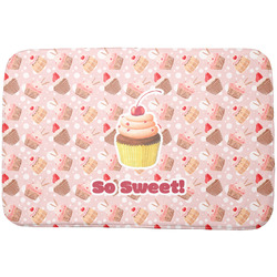 Sweet Cupcakes Dish Drying Mat w/ Name or Text