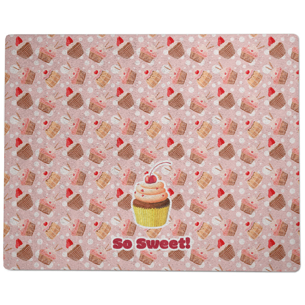 Sweet Cupcakes Dog Food Mat - Large without Bowls