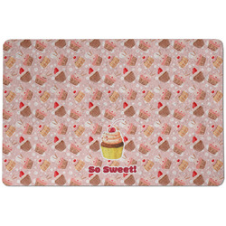 Sweet Cupcakes Dog Food Mat w/ Name or Text