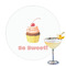 Sweet Cupcakes Drink Topper - Large - Single with Drink