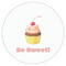 Sweet Cupcakes Drink Topper - Large - Single