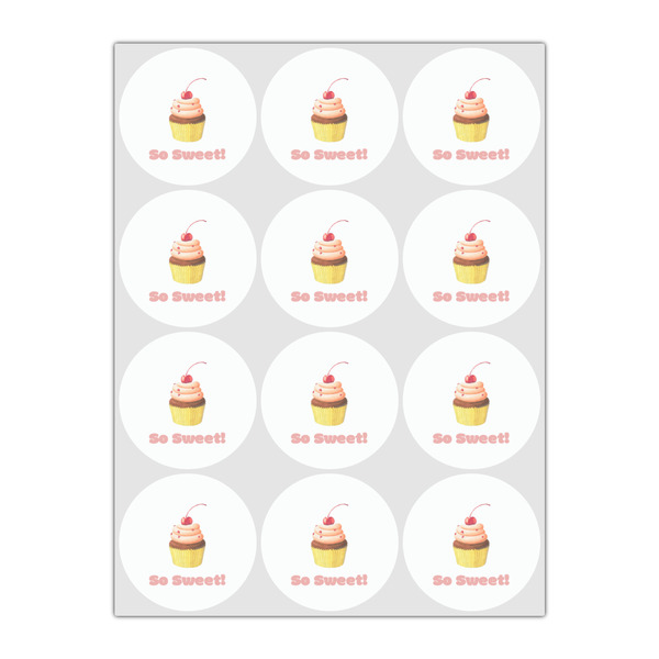 Sweet Cupcakes Drink Topper - Small - Set of 12