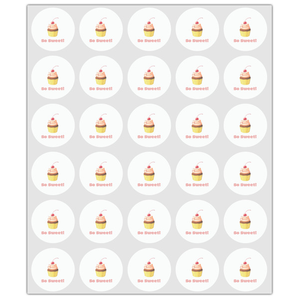 Sweet Cupcakes Drink Topper - XSmall - Set of 30