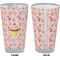 Sweet Cupcakes Pint Glass - Full Color - Front & Back Views