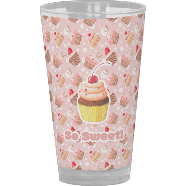 Custom Sweet Cupcakes Pint Glass - Full Color (Personalized)