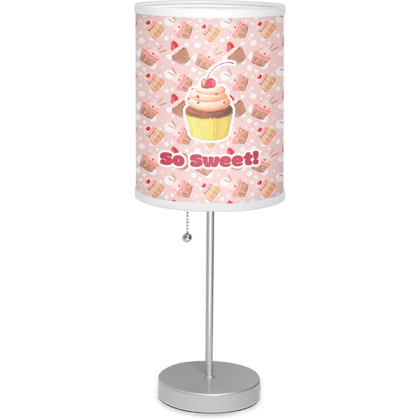 Custom Sweet Cupcakes Lamp with Drum Shade