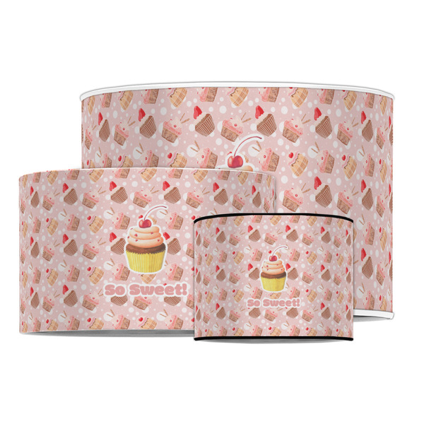Sweet Cupcakes Drum Lampshades - MAIN