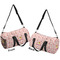Sweet Cupcakes Duffle bag small front and back sides