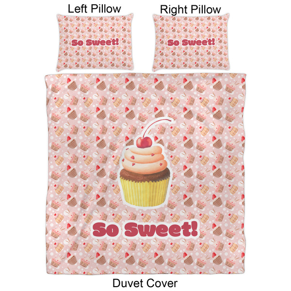 Sweet Cupcakes Duvet Cover Set - Queen - Approval