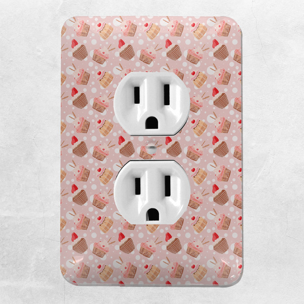 Sweet Cupcakes Electric Outlet Plate - LIFESTYLE