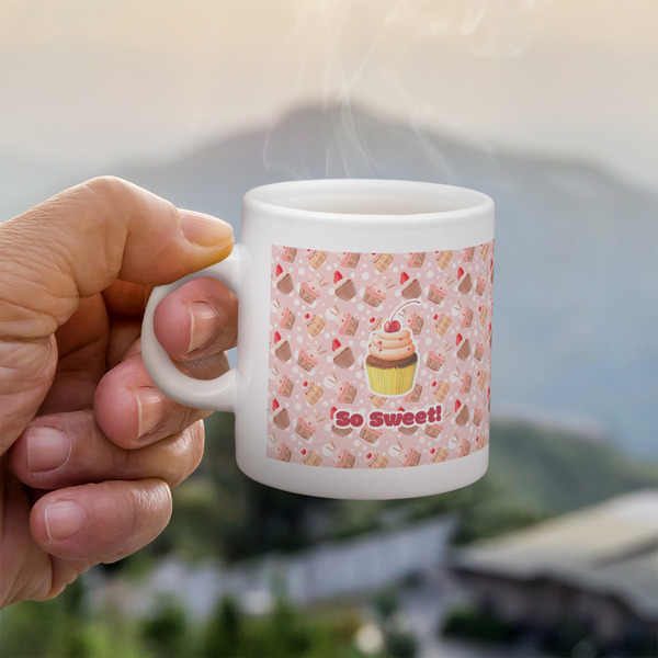 Custom Sweet Cupcakes Single Shot Espresso Cup - Single (Personalized)