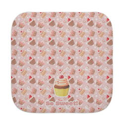 Sweet Cupcakes Face Towel w/ Name or Text