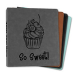 Sweet Cupcakes Leather Binder - 1" (Personalized)