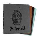 Sweet Cupcakes Leather Binder - 1" (Personalized)