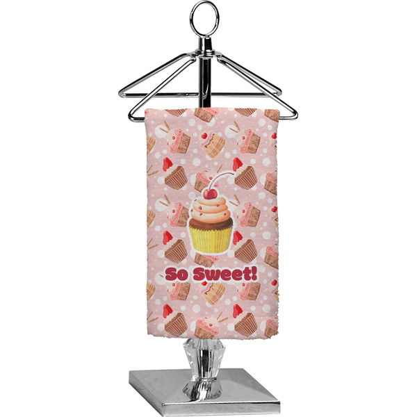 Custom Sweet Cupcakes Finger Tip Towel - Full Print w/ Name or Text