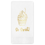 Sweet Cupcakes Guest Napkins - Foil Stamped (Personalized)