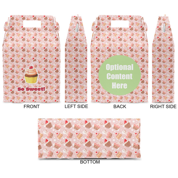 Sweet Cupcakes Gable Favor Box - Approval