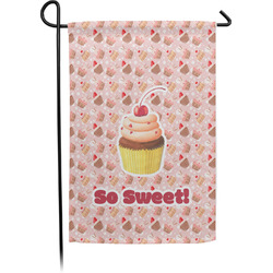 Sweet Cupcakes Garden Flag (Personalized)