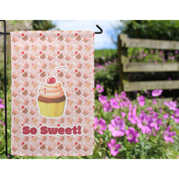 Sweet Cupcakes Garden Flag - Outside In Flowers