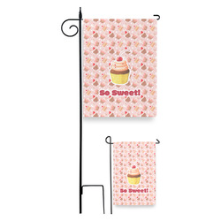Sweet Cupcakes Garden Flag (Personalized)