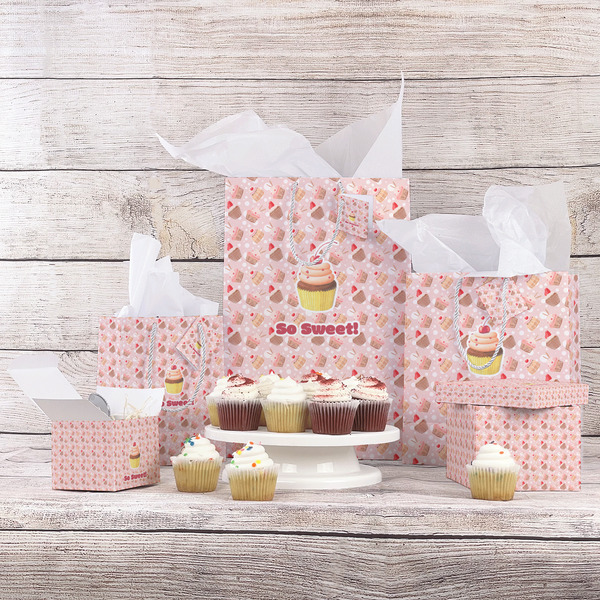 Sweet Cupcakes Gift Bags - In Context