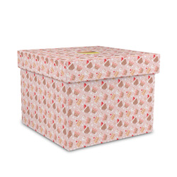 Sweet Cupcakes Gift Box with Lid - Canvas Wrapped - Medium (Personalized)