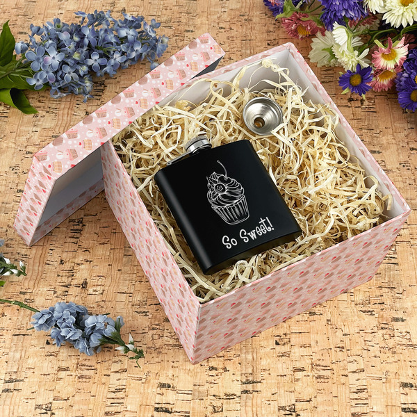 Sweet Cupcakes Gift Boxes with Lid - Canvas Wrapped - X-Large - In Context