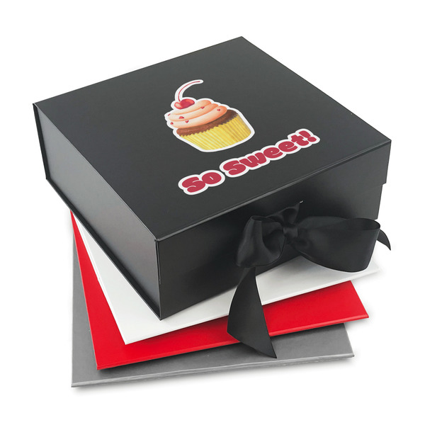Custom Sweet Cupcakes Gift Box with Magnetic Lid (Personalized)