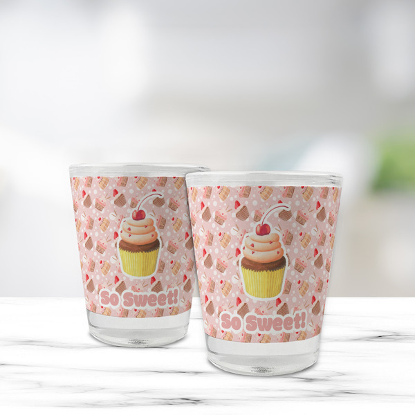 Sweet Cupcakes Glass Shot Glass - Standard - LIFESTYLE