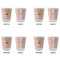 Sweet Cupcakes Glass Shot Glass - Standard - Set of 4 - APPROVAL