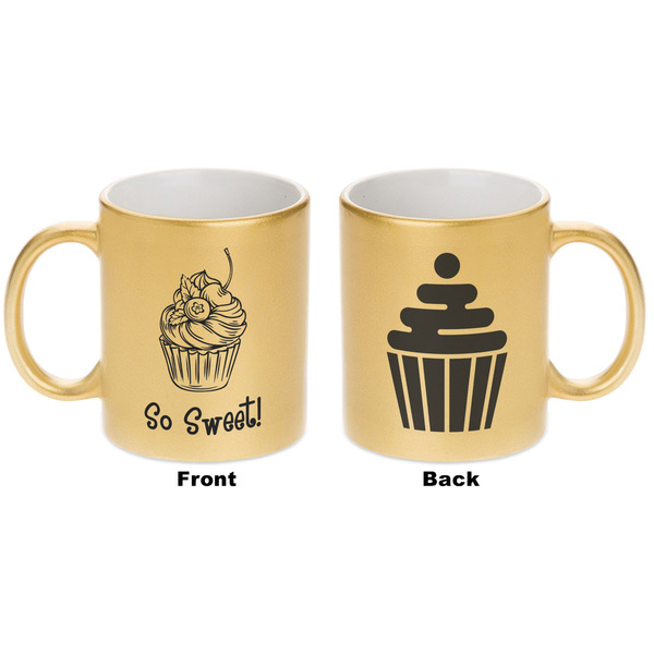 Sweet Cupcakes Gold Mug - Apvl