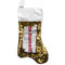 Sweet Cupcakes Reversible Sequin Stocking - Gold (Personalized)