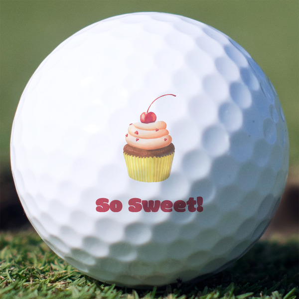 Custom Sweet Cupcakes Golf Balls - Titleist Pro V1 - Set of 12 (Personalized)