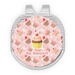 Sweet Cupcakes Golf Ball Marker - Hat Clip - Silver