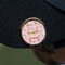 Sweet Cupcakes Golf Ball Marker Hat Clip - Gold - On Hat