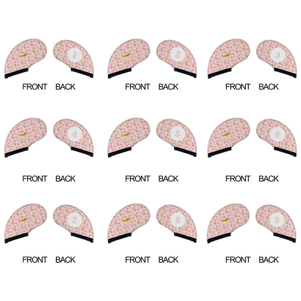 Sweet Cupcakes Golf Club Covers - APPROVAL (set of 9)