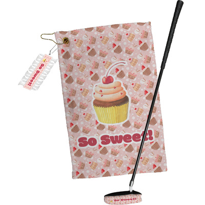 Sweet Cupcakes Golf Towel Gift Set w/ Name or Text