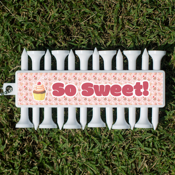 Custom Sweet Cupcakes Golf Tees & Ball Markers Set (Personalized)