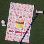 Sweet Cupcakes Golf Towel Gift Set w/ Name or Text