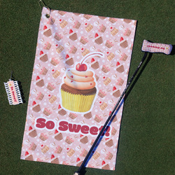 Sweet Cupcakes Golf Towel Gift Set w/ Name or Text