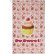 Sweet Cupcakes Golf Towel (Personalized) - APPROVAL (Small Full Print)