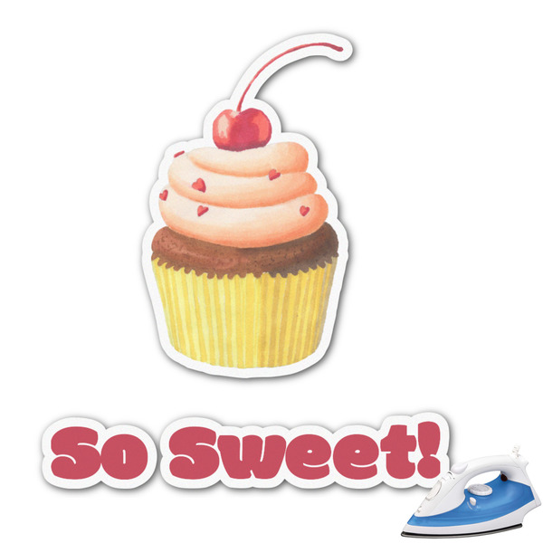 Custom Sweet Cupcakes Graphic Iron On Transfer - Up to 9"x9" (Personalized)