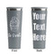 Sweet Cupcakes Grey RTIC Everyday Tumbler - 28 oz. - Front and Back